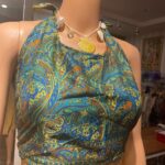 Vanitha Vijayakumar Instagram - New collection Reversible halter neck blouse Dm for price!! ✨can be worn for western wear on jeans skirt etc and very graceful when worn with plain sarees