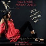 Vanitha Vijayakumar Instagram - Stocks clearance sale….walk in store for exciting offers and free gifts and services Khader Nawaz Khan Road