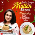 Vanitha Vijayakumar Instagram – Watch and try the mouth watering recipe …a rare delicacy from andhra #biryani #mutton #food