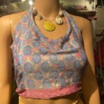 Vanitha Vijayakumar Instagram – Reversible halter neck blouse 
Free size 
Dm for price ✨✨ Khader Nawaz Khan Road
