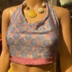 Vanitha Vijayakumar Instagram - Reversible halter neck blouse Free size Dm for price ✨✨ Khader Nawaz Khan Road