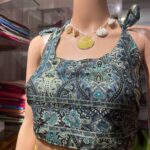 Vanitha Vijayakumar Instagram – Reversible halter neck blouse 
Free size 
Dm for price✨✨ Khader Nawaz Khan Road