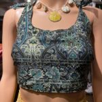 Vanitha Vijayakumar Instagram – Reversible halter neck blouse 
Free size 
Dm for price✨✨ Khader Nawaz Khan Road