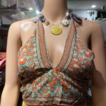 Vanitha Vijayakumar Instagram - Reversible halter neck blouse Free size!! Dm or price ✨✨ Khader Nawaz Khan Road