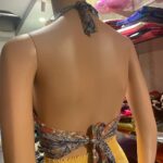 Vanitha Vijayakumar Instagram - Reversible halter neck blouse Free size!! Dm or price ✨✨ Khader Nawaz Khan Road