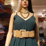 Vanitha Vijayakumar Instagram - Bottle green layered dress paired up with an adjustable buckle belt🤑🍾 #vanithavijaykumarstyling #outfitoftheday #outfit #outfits #women #womensfashion #girl #girls #style #styling #stylist #fashion #ootd #picoftheday #pictureoftheday #dress #accessories #makeover #onlineshopping #onlineshop #boutique #boutiqueshopping #boutiquefashion Khader Nawaz Khan Road