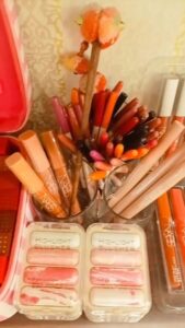 Vanitha Vijayakumar Instagram - This is for just someone who loves makeup💕 Brighten up your day with our makeup products💄👄🎨 #makeup #makeupartist #lipstick #lipstickshades #lipsticks #makeupideas #makeuplover #makeuplife #matte #liquidlipstick #blush #eyes #eyeshadow #lips #eyelashextensions #eyelashes #makeuptutorial #gloss #lipgloss #reelsinstagram #reelitfeelit #reelsvideo #reels #reelkarofeelkaro #reelsindia Khader Nawaz Khan Road