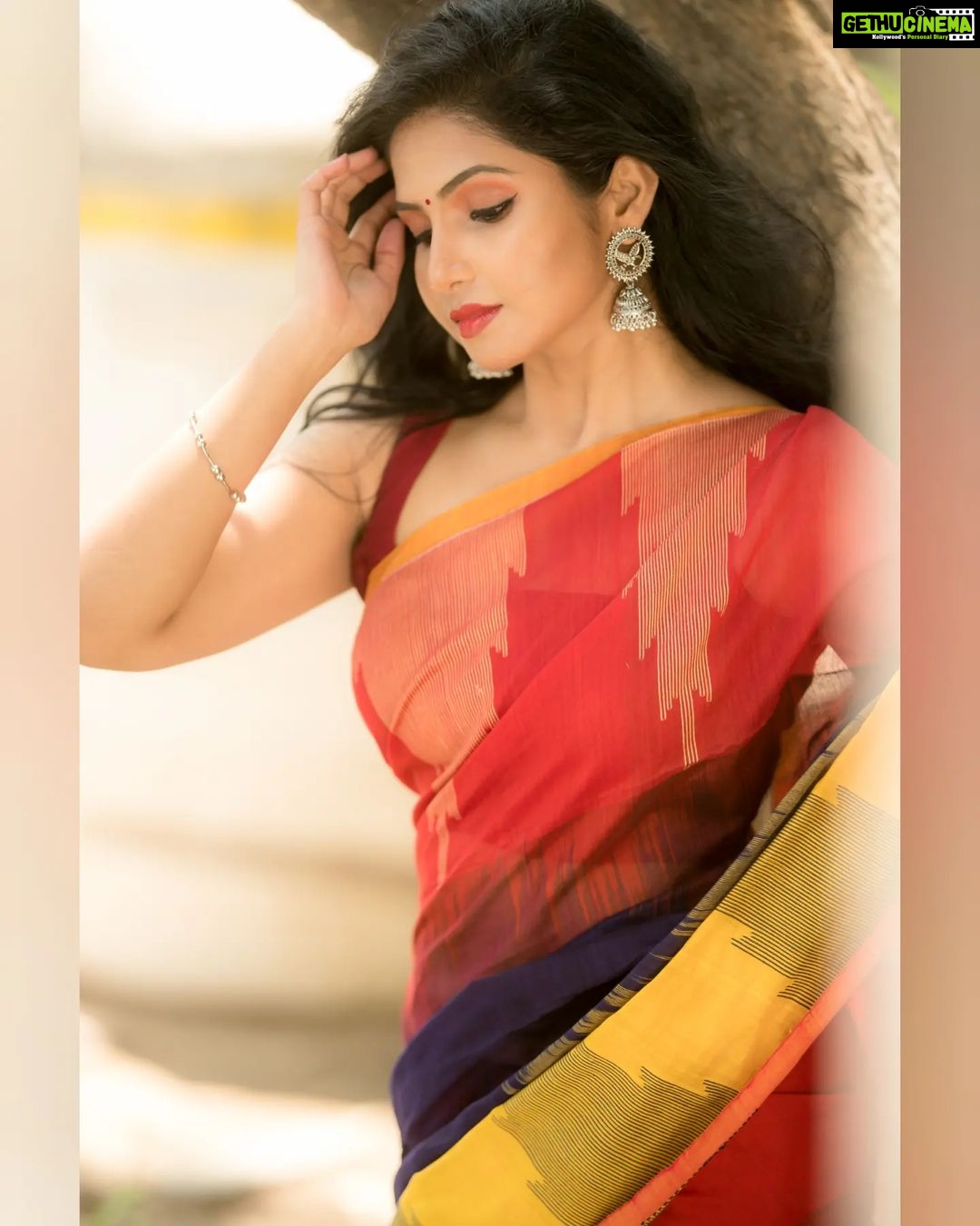 Venba Instagram - ✨😌❣️ Costumes - @ivalinmabia Photography - @camerasenthil Makeup - @elegant_bridalstudio Shoot Organised by @rrajeshananda #love #cute #instalike #instamood #followforfollowback #followme #viral #pinterest #love #style #swag #heroine #cool #tamilcinema #chennai #instagram #likeforlike #likeforfollow #smart #smile