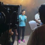 Vidhya Instagram - 🎬☀️ #aboutlastweek #behindthescenes