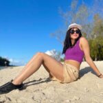 Vidisha Instagram - This is my resting beach face !! Peace out beaches !!😛 . . . . . #takeabreak #beachtime #vacaymode #traveller #wanderer #travelwithvidisha #sandandsea #sunsoaked #gypsysoul #vidisha #vidishasrivastava #ileauxcerfs #mauritius Île aux Cerfs