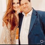 Yuvika Chaudhary Instagram - Happy Father’s Day papa ❤️. Blessed to hv you both 🧿
