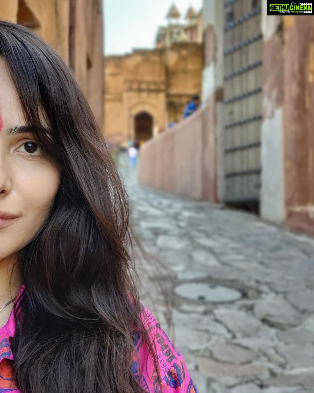 Aanchal Munjal Instagram - Being all Gulabi in this Gulabi Nagri π PS : Spot the cutesttttt monkey in this world in the last photo π«Άπ»π€ͺ #PhotoDump #Day1 #Jaipur #LoveThisCity π₯Ή πΈ @saurabh.singhaal π