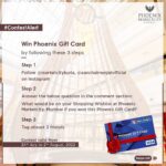 Aanchal Munjal Instagram – 🥳 Mega Contest Giveaway 🥳​

 

Experiences Unloaded by #MarketcityMumbai – Level up your excitement if you are reading this right now! Here’s your chance to Win Big and gift a lot more than you can imagine.​ 🥹

Each winner will get a Phoenix Gift card worth ₹ 10,000/- (Valid across all Phoenix Malls across India)​ 🤑

​Rules:​

1. Give your answers in the comments below.

2. Follow @marketcitykurla​ and @aanchalmunjalofficial 

3. Tag atleast 3 friends in the comments below​ 👇🏻

Lucky winners will be announced on Phoenix Marketcity Mumbai’s Instagram handle on 5th August 2022. 👀

Hurry and enter the contest right now. ​🙋🏻‍♀️

#MarketcityFashion #PhoenixGiftCard #Contest #Apparel #Fashion #Trends #Shopping #Brands #ShoppingMalls #MumbaiMalls