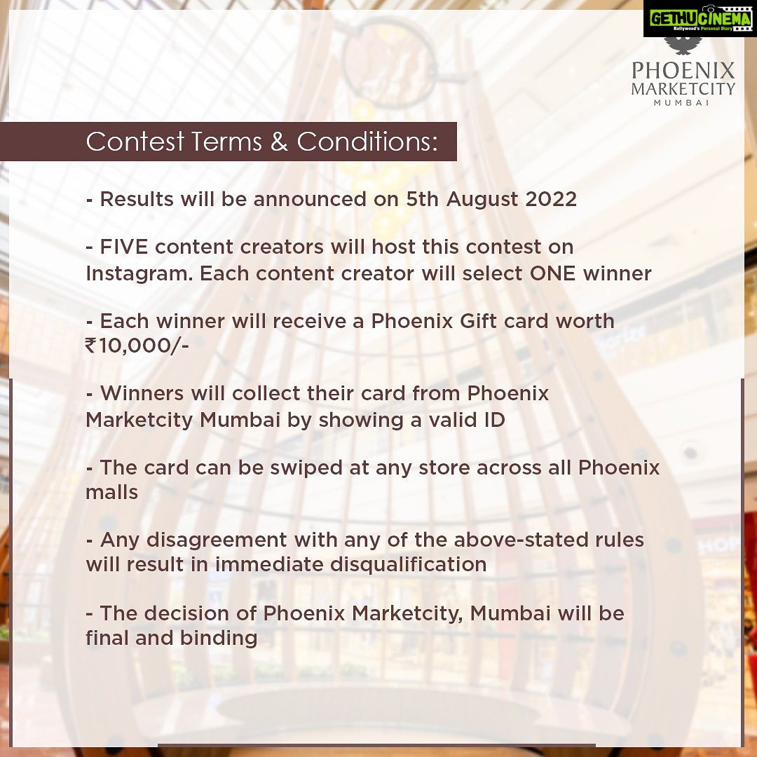 Aanchal Munjal Instagram - 🥳 Mega Contest Giveaway 🥳 Experiences Unloaded by #MarketcityMumbai - Level up your excitement if you are reading this right now! Here's your chance to Win Big and gift a lot more than you can imagine. 🥹 Each winner will get a Phoenix Gift card worth ₹ 10,000/- (Valid across all Phoenix Malls across India) 🤑 Rules: 1. Give your answers in the comments below. 2. Follow @marketcitykurla and @aanchalmunjalofficial 3. Tag atleast 3 friends in the comments below 👇🏻 Lucky winners will be announced on Phoenix Marketcity Mumbai's Instagram handle on 5th August 2022. 👀 Hurry and enter the contest right now. 🙋🏻♀️ #MarketcityFashion #PhoenixGiftCard #Contest #Apparel #Fashion #Trends #Shopping #Brands #ShoppingMalls #MumbaiMalls
