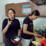 Abhirami Suresh Instagram – You cannot miss our new episode of AG VLOGS… Yummy Yummy Noodle recipe !!! 

Video out now in our YouTube Channel…!!! ❤️