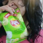 Abhirami Suresh Instagram - But the L is silent ! #Well #flatstomach #funnyvideos #funnygram #lays