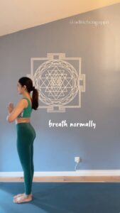 Aditi Chengappa Instagram - SAVE this! The BEST daily practice ⭐️
Few benefits of Suryanamaskar: 
*boosts metabolic rate
*keeps heart healthy
*increases flexibility of all joints and muscles
*makes the spine healthy 
*glowing skin
*boosts upper body strength
*full body workout 

For more videos follow me @aditichengappa 
#yoga #diy #yogatutorial #tutorials #yogareels #yogavideo #yogainspiration