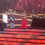 Aditi Shankar Instagram - Lastnight at #yuvan25 concert. If you haven’t heard yet… @itsyuvan sir and I have sung a duet in #viruman And swipe right to see a fan’s dream come true. #loosupenne @Karthi_Offl @actorsuriya @2d_entertainment #DirectorMuthaiya @itsyuvan @u1recordsoffl @rajsekarpandian @sonymusicsouth Videocredits: @aishushankar8 ♥️