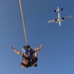 Ahana Kumar Instagram - So on this day , the Sunrise was at 5:33 AM , and I jumped off that plane at around 5:45 AM :) Feeling like a bird , flying in the sky watching a beautiful sun-rise , amidst clouds and above a city filled with sky-scrapers … my heart was filled with happiness , adrenaline and gratitude. Ah , what a moment ✨ Ofcourse I made a Vlog. It’s on the Channel. Watch me jump out a plane in slow-motion. Link in Bio and Stories😋✈️💫🤍🫶🏻 Dubai