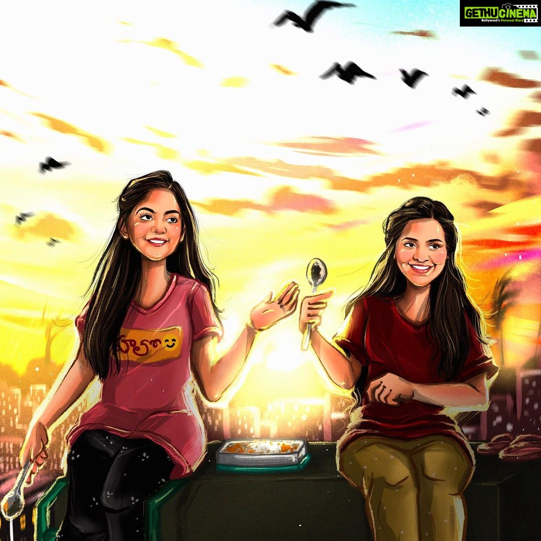 Ahana Kumar Instagram - If comfort could be a person , It would be you .. My Angel , My Beautiful Girl , My Best Friend π We laugh more than We talk and thatβs the best part of our friendship and the 9 years we have known each other. You gave me thokku rice , mor kozhambu , a home in Chennai and a friendship Iβll cherish for a lifetime. With you , every moment still feels like 1st year of college wondering how on earth we were going to submit the next assignment π Ok happy birthday baby πππππ hereβs to always laughing nonstop β₯οΈπ @sriyantha.narasimhan πππππππͺ