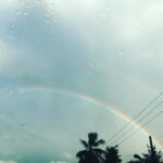 Aishwarya Lekshmi Instagram - Kochi gets doubly lucky!! #rainbow Kaloor International Stadium