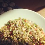 Aishwarya Lekshmi Instagram – My Lurrvv for colourful food!! #sproutsalad #yummyinmytummy