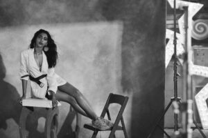Aishwarya Lekshmi Instagram - Grey scale 🌚 @kapil_ganesh . @ralphdaniels08 . @umabhimsingh