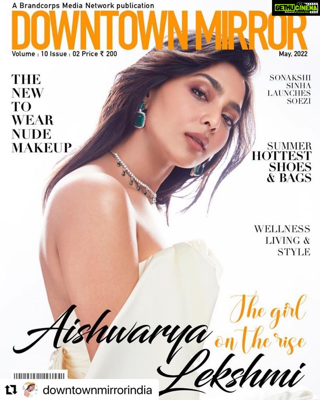 Aishwarya Lekshmi Instagram - Whoosha whoosha whoosha … here is some sunshine for you☀️ Repost @downtownmirrorindia ・・・ Gorgeous Aishwarya Lekshmi graces the cover this month ✨⚡️ Magazine: Downtown Mirror @downtownmirrorindia On the cover : Aishwarya Lekshmi ( @aishu__ ) Issue : May, 2022 Managing Editor : @inndresh_official Editor : @supriya_garg_editor Associate Editor: @aanimesh.sood Shot by : Rahul Jhangiani ( @rahuljhangiani ) Styled by : Sanjana Batra ( @sanjanabatra ) Outfit : House of CB @houseofcb Makeup : Marco Pedrozo ( @marcepedrozo ) Artist management : @soapboxprelations Produced by : @brandcorpsmedianetwork . . . . . . . #aishwaryalekshmi #magazine #may #magazinecover #actor #video #downtownmirror #downtownmirrormagazine #instagram #coveroftheday #instadaily #instamood #instapic #instavideo #magazineshoot #printmedia #brandcorpsmedianetwork #digitalmedia #aishwaryalekshmihot #tellymaska #tellygyan #tellyfizz #fitvillatelly #aishwaryalekshmifans @aishwaryalekshmi_fans_club @aishwarya._.lekshmi @aish_u1010 @aishwariya_lekshmi_fc @aishu__aishwaryalekshmi