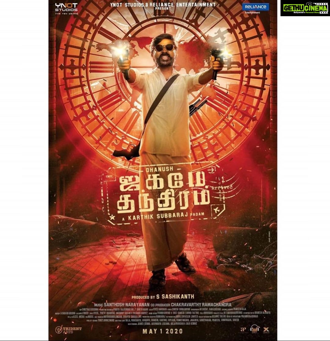 Aishwarya Lekshmi Instagram - #JagameThandiram . . @dhanushkraja @sash041075 @musicsanthosh @studiosynot