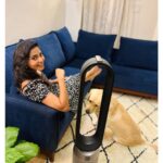 Aishwarya Lekshmi Instagram - I love Bruno, but the magic floof that causes my eyes to itch - not so much! 🤷‍♀️ This brilliant air purifier from @dyson_india is scientifically tested to capture multiple allergens in the filter,and also is certified Asthma & Allergy friendly. #dysonindia #properpurification #gifted