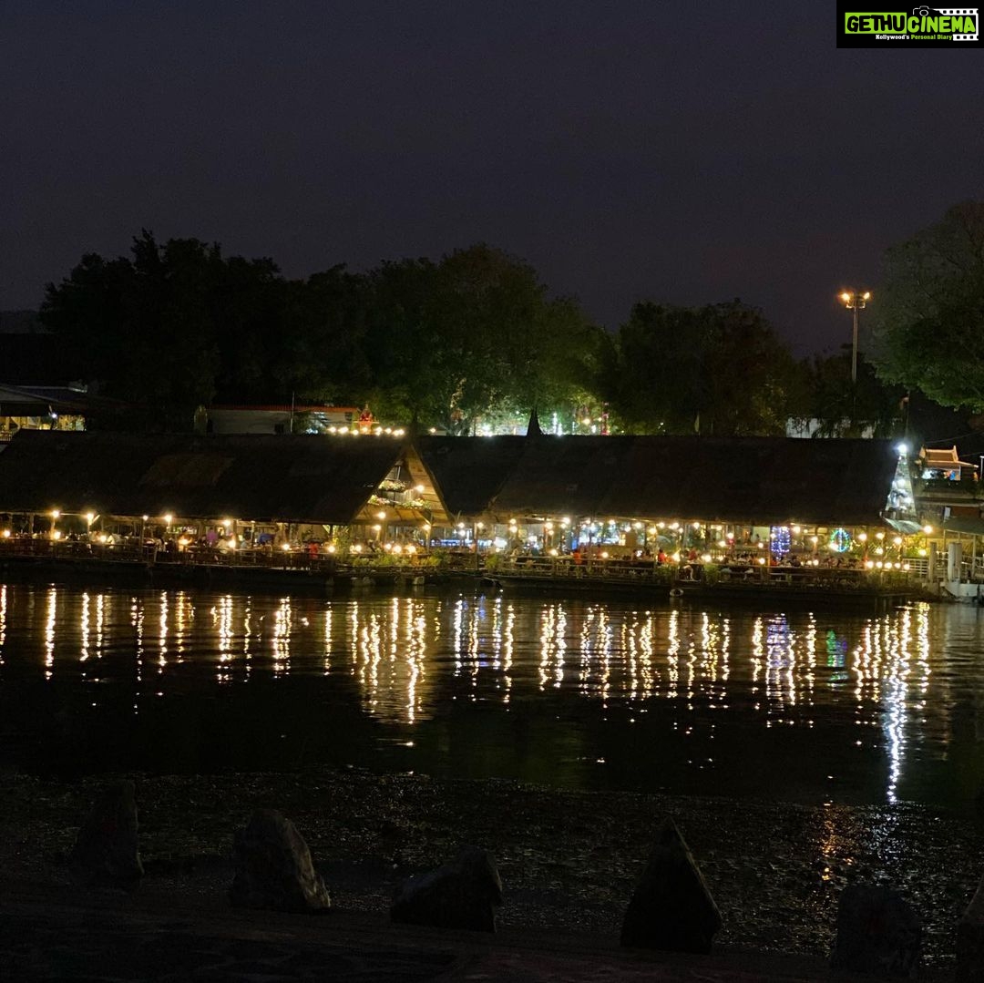 Aishwarya Lekshmi Instagram - By the river Kwai, unexpectedly alone in a temple , and the first evening of 2020 cannot have been more blissful! Missing my family back home , but cannot complain when God is being so generous!