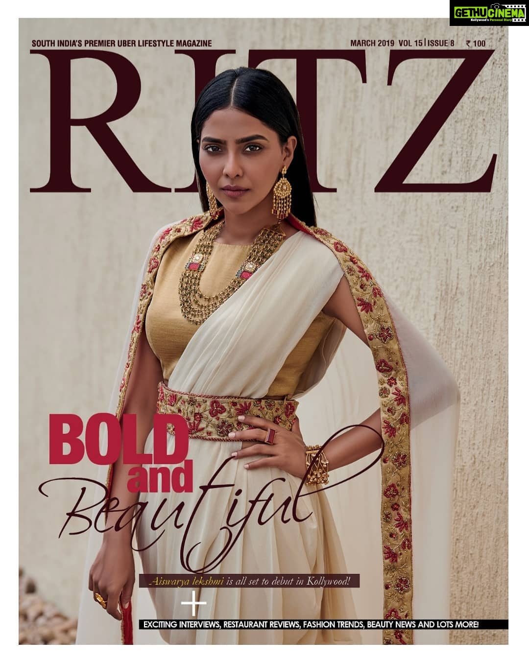 Aishwarya Lekshmi Instagram - WOMEN'S DAY SPECIAL !!! Had an amazing time shooting for @ritzmagazine . And what a brilliant team to work with ππ πΈ : @shafishakkeer π: @styledbysmiji π: @makeup_and_hair_by_samson_lei Costumes by : @maria.tiya.maria Jewellery by : @m.o.dsignature @riya_datson Special thankyou ππ Kochi Marriott Hotel