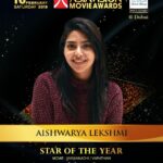 Aishwarya Lekshmi Instagram - Star of the year 🏅 @asiavisionawards ! Honoured, honestly :)