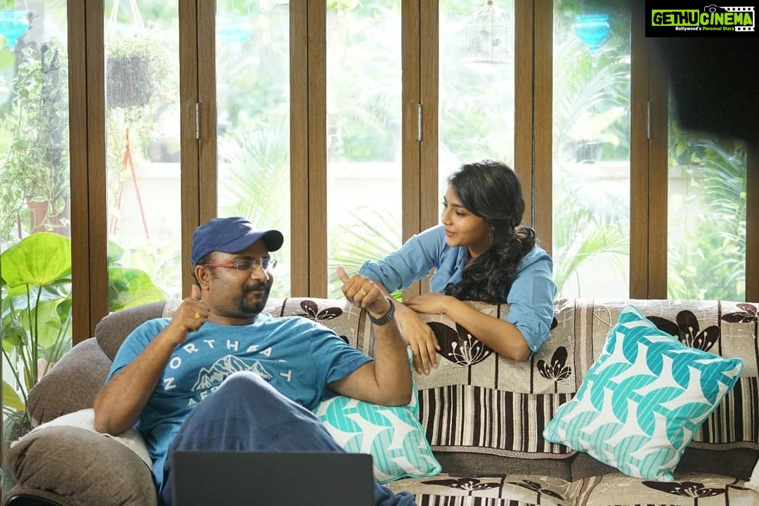 Aishwarya Lekshmi Instagram - Shoot days !! #vijaysuperumpournamiyum