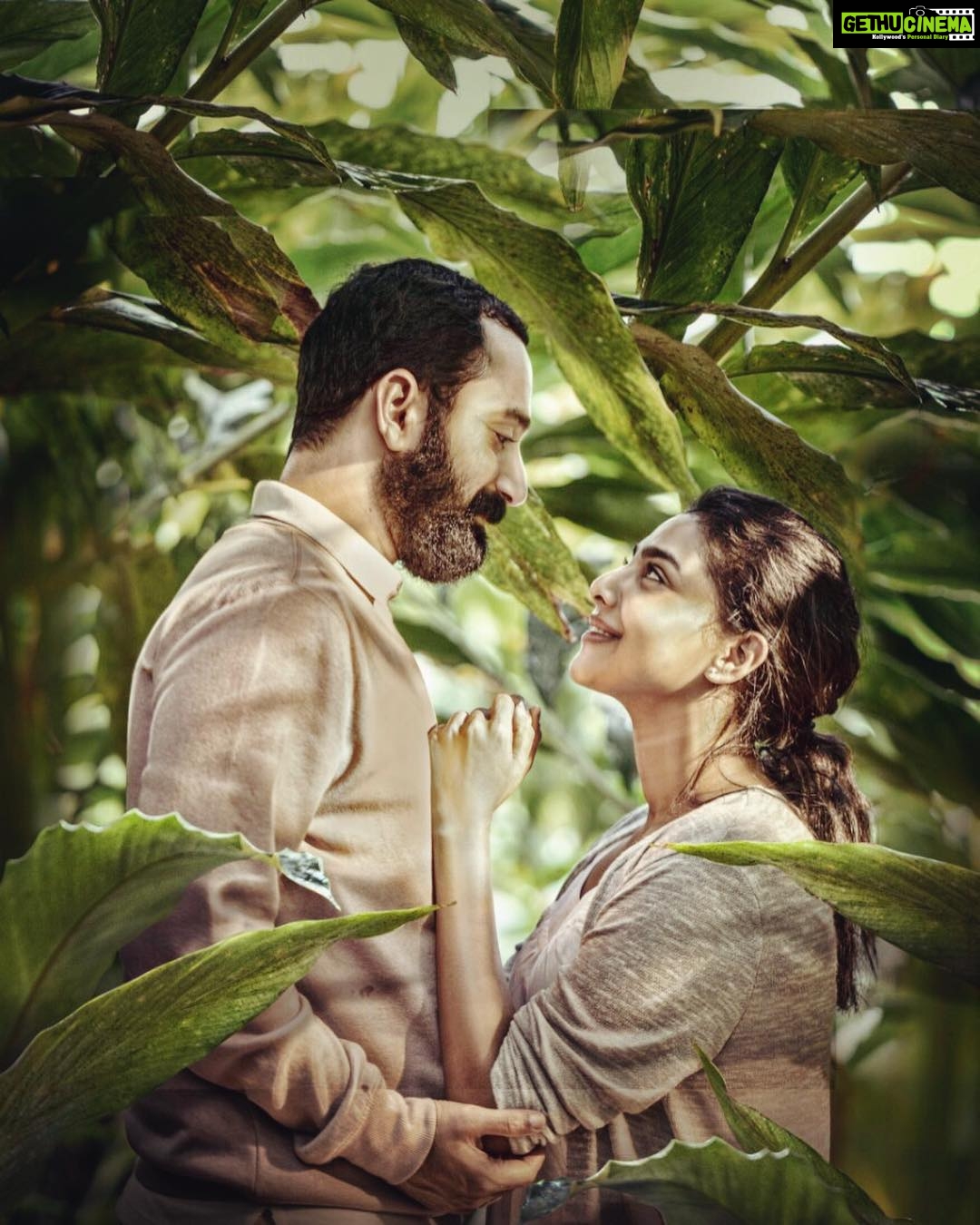 Aishwarya Lekshmi Instagram - Itβs almost impossible to ever entirely express how much I admire this brilliant actor ! And to stand there next to him on this poster ! Dreams do come true π @nazriyafahadh Enthaallaee π€·πΌββοΈ