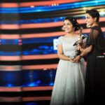 Aishwarya Lekshmi Instagram - Best New Face 2017 . Thankyou #Asianet. #20thasianetfilmawards #njandukaludenaatiloridavela #nivinpauly #althafsalim #nekphotos