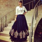 Aishwarya Lekshmi Instagram - Thank you @ashwin.thiyagarajan Felt amazing to wear this! Silver jewellery : @pradejewels #vanithaawards2018