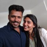 Aishwarya Lekshmi Instagram - A picture to cherish ; My Director Extraordinaire @aashiqabu Indebted for life 🤗 #emotionalfussballmodeon