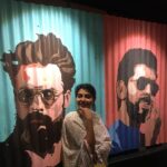 Aishwarya Lekshmi Instagram - Such Happiness finding their paintings here💝💝 #myheroes Streat - M G road Trivandrum