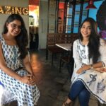 Aishwarya Lekshmi Instagram - Bestie taking my first interview!! And as usual we borrowed each oders clothes @ranjiniamenon !! ❤