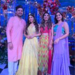 Akanksha Puri Instagram - From the Haldi and Mehendi night with my mains @immansibagla @varun.bagla @tunushkaa ❤️ Thank you guys for being a part of my Big day and being such an important part of my life ❤️ love you all ❤️✨ Shukriya 💕 . . #mehendi #haldi #haldiceremony #friendlikefamily #swayamvarmikadivohti #mikadivohti #mikasingh #akankshapuri #mikasha #❤️