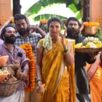Akshara Gowda Instagram - BIG DAY ! ❣️ Not someone who posts something on the day of the release but this one is special ! Only reason being never in my dream I thought I would play a role like this ( did u guys ever imagine ? I’m sure that’s a unanimous NO ) ! But it took 10 mins for our @dirlingusamy to decide I would pull it off ! He genuinely believed in me when I dint even believe in myself ! So as an actor when u walk on sets with doubt and your director is ur biggest cheer leader I guess we just have no option but to “Kill it “ ❣️ ! And our @sujithvaassudev sir thank u for making me look good as “Swarna AKA GURU’s wife “ the last pic is how I keeping talking to him (it’s thru the camera) you are my Favourite of all times !! And @aadhiofficial for being such a great co-star , a thorough gentleman and for the interesting conversations:) Then my team who put this whole look together who were more excited than me thinking I might never get to play such role again they put in all there blood , sweat and imagination !! Makeup @manjiri_trivedi Hair @makeupnhairbyrekha Assisted @chethan.s.appu And special thanks to @suryakoyya for styling me ( not easy to put this look together in such last min with so much minute details ) Lastly @srinivasaasilverscreenoffl the best producers in town 🤗 from the day I signed to today my respect for u guys just keeps increasing ! Thank u Srinivas sir and Pawan sir for everything 🤗 And then @sathishoffl (the magic man who pulled this one out of his hat 🎩 for me ) thank u bro🤗❣️ just a beginning for a great journey ahead @artistmanagement_ind #THEWARRIOR is in ur hands now ❣️ show some love ❤️ no actually show a lot of love 🙌💕 @ram_pothineni @aadhiofficial @dirlingusamy @krithi.shetty_official @srinivasaasilverscreenoffl @srinivasaachitturi @thisisdsp #rampothineni @sujithvaassudev @anbarivu_film @thisisputta @adityamusicindia @dhaniaelay @masterpiece.offl #TheWarriorr in CINEMAS now ⚔️