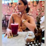 Akshara Gowda Instagram - I fell in love with someone who taste like adventure , but looks like “THE CALM”, beautiful morning after a terrible storm ❣️💕 Styled by @_anita_priya Wearing : top @hm pants @forevernew_india Footwear @snowflakesfootwear #aksharagowda #stylishtamilachi #aksharagowdabikki #stylishtamizhachi #bali #style #tanned #abcjuice #revolverespresso Revolver Espresso