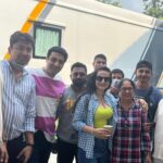 Ameesha Patel Instagram – DELHI … shoot mode .. work mode .. AD film shoot .. woth my fabb team 💖💖🧿🧿🧿