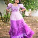 Ammu Abhirami Instagram – 💜💜💜
Beautiful dreamy outfit:
Styled by @shriya_sriram ❤️
Outfit by @shrees_ethnic_wear 
Muah by @kabooki_mua and team
Photography by @sat_narain 
@praveenbabu96
@__studio_j_