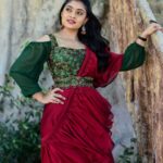 Ammu Abhirami Instagram - ❤️❤️❤️ Dream team: Styling: @shriya_sriram Outfit: @shrees_ethnic_wear 📸 team : @__studio_j_ @the.portrait.culture @sat_narain