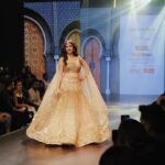 Amyra Dastur Instagram – A royal affair at @delhi.times Fashion Week 2022 ✨
.
Showstopper for @arshisinghal_official 👑
.
.
.
#delhitimesfashionweek #bridallehenga #desibride #indianbride #showstopper #fashionweek #delhi #indianwedding #indianfashion