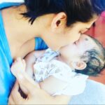 Anagha Instagram – A little bit of heaven sent down to earth…#Aarohi#happiness#blessing