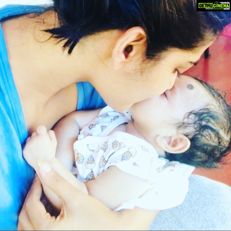 Anagha Instagram - A little bit of heaven sent down to earth...#Aarohi#happiness#blessing