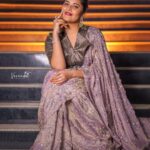 Anasuya Bharadwaj Instagram - Exit gracefully. Heal. And Grow. 🦋 Adios #Jabardast 😌 Thank you for the immeasurable memories ❤️ Styled by @rishi_chowdary Saree @brandmandir Blouse @r.for.rupamani Accessories @houseofqc PC: @verendar_photography